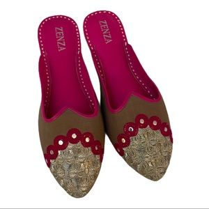NWOB Pink Slippers-Made in India